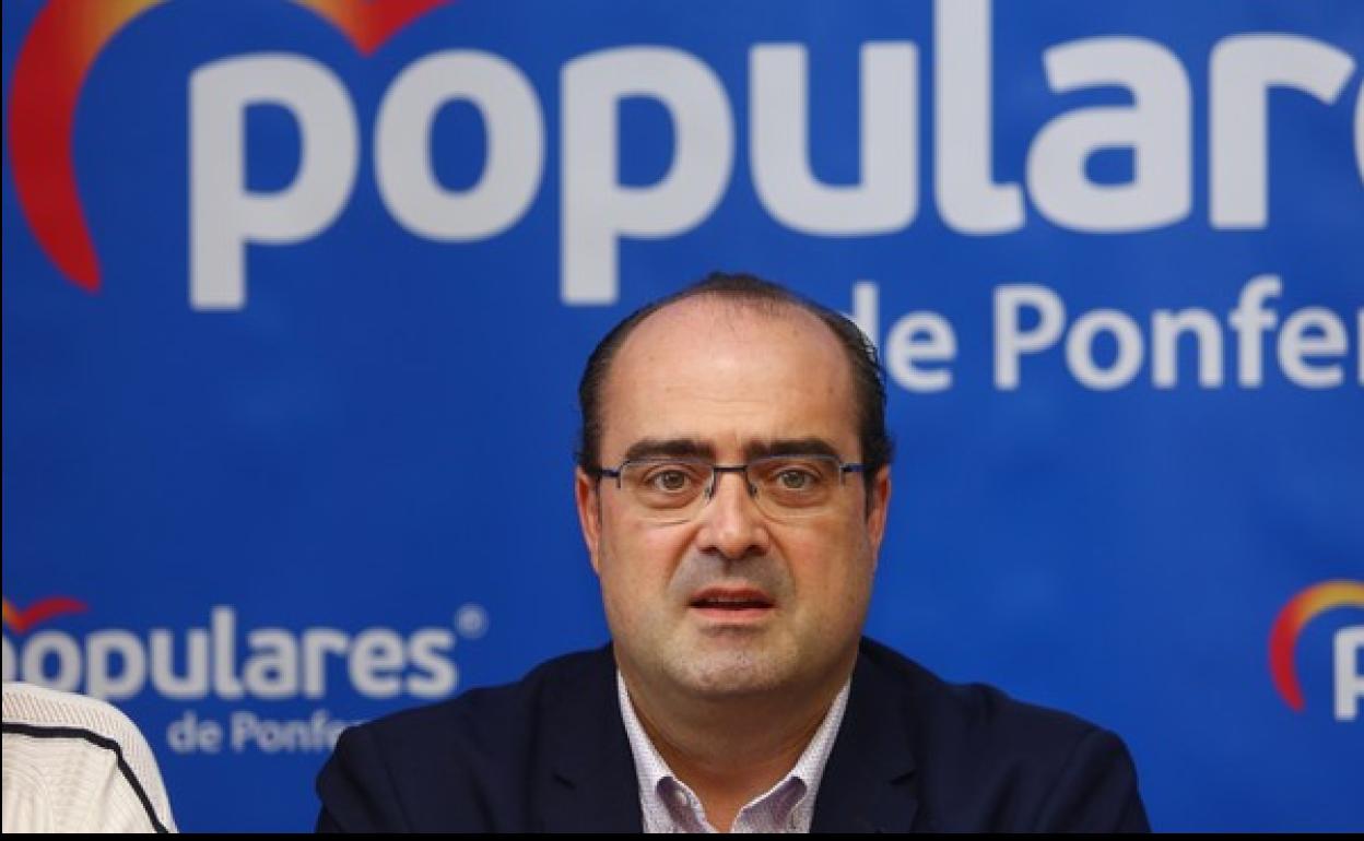 El portavoz municipal del PP en Ponferrada, Marco Morala.