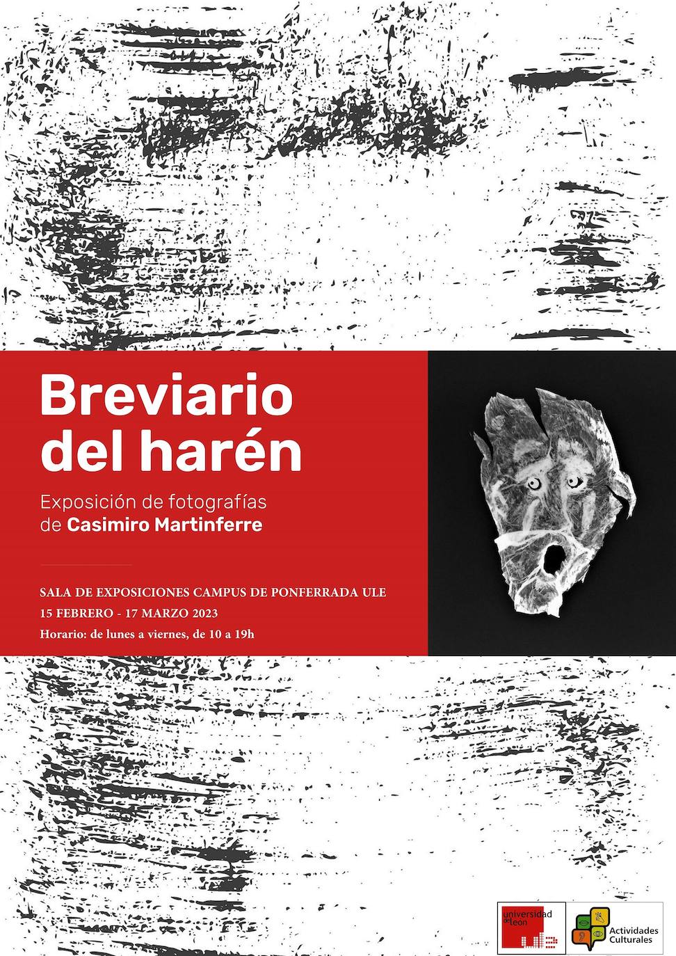 Exposición 'Breviario del Harén' del artista berciano, Casimiro Martinferre, en el Campus de Ponferrada.