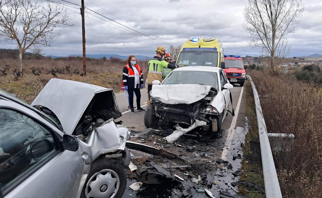 Imagen del accidente.
