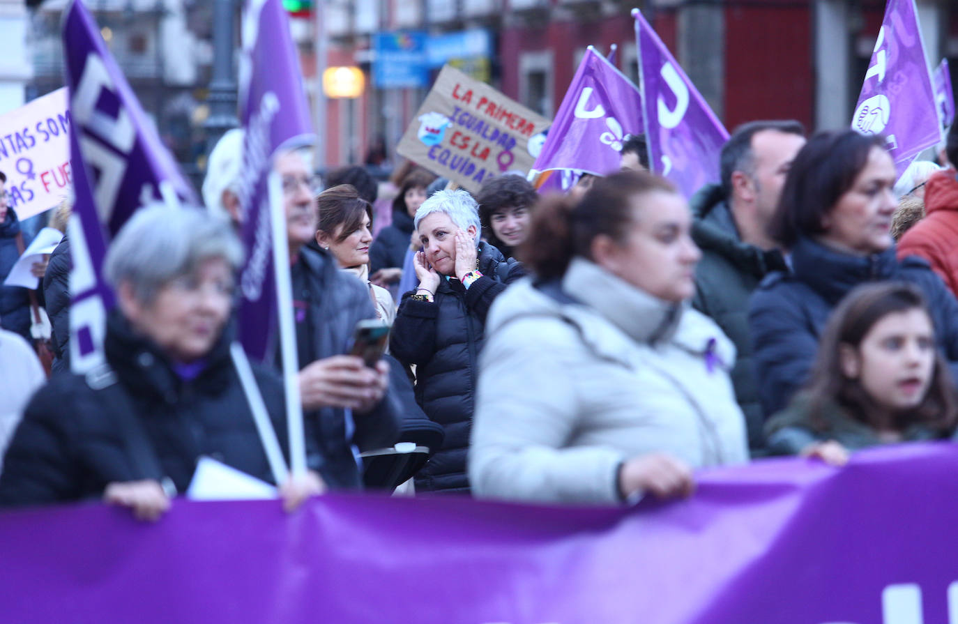 Fotos: Concentración y manifestación del 8M en Ponferrada