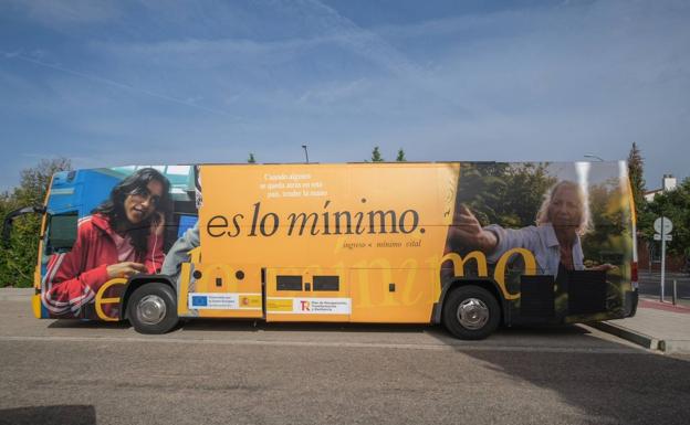 El autobús informativo sobre el ingreso mínimo vital estará en Ponferrada la próxima semana