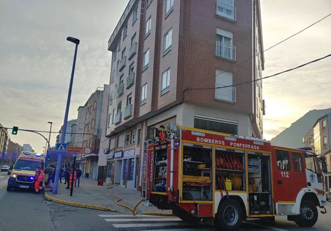 Edificio de la Avenida de Portugal donde tuvo lugar el incendio.