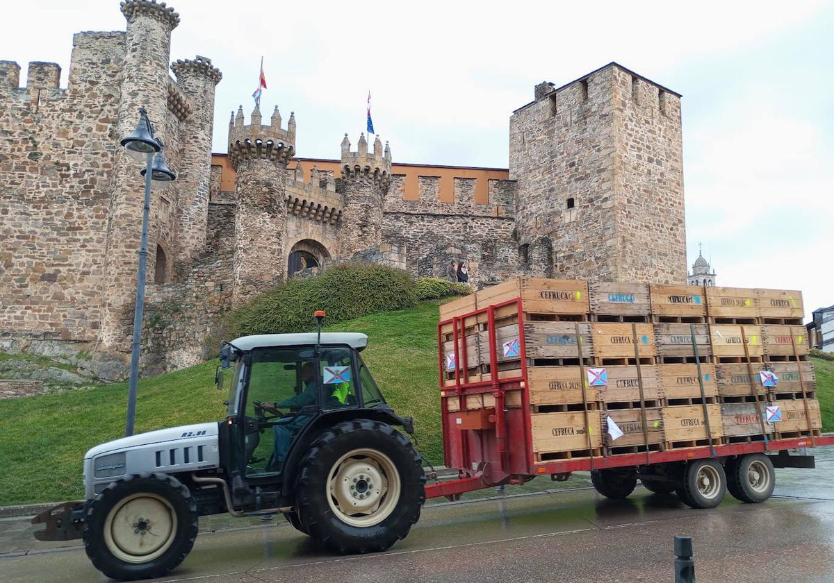 Los tractores toman Ponferrada