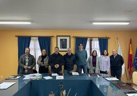 Junta directiva de la Asociación de Municipios del Camino de Invierno a Santiago.