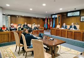 Reunión de la Junta Local de Seguridad en el Ayuntamiento de Ponferrada.