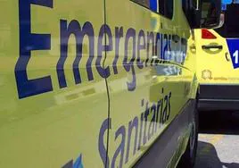 Ambulancias del Servicio de Emergencias 112 de Castilla y León.