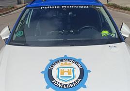 Vehículo de la Policía Municipal de Ponferrada.