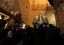 Procesión de La Soledad en la Semana Santa de Ponferrada.