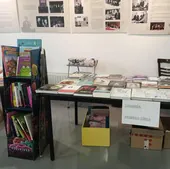 Imagen de la primera edición de la Feria del Libro del Mundo Rural del Bierzo en la localidad ponferradina de Lombillo.