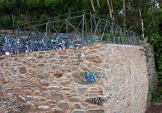 Imagen del mirador ya reparado.