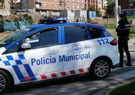 Imagen de un control de la Policía Municipal de Ponferrada.