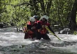 Imagen del curso de formación de los bomberos de Ponferrada.