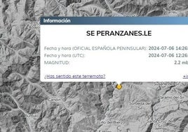 Localidad de Peranzanes.