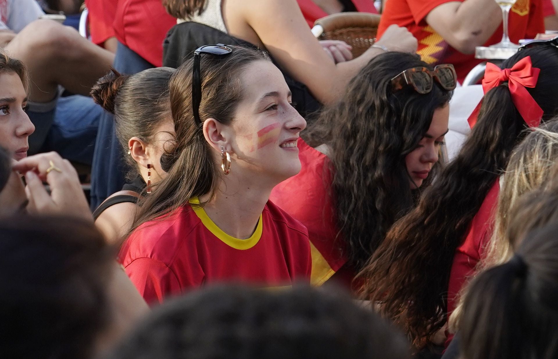 Ponferrada celebra la victoria de España en la Eurocopa.