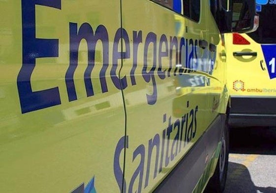 Ambulancia del Servicio de Emergencias 112 de Castilla y León.