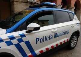 Coche patrulla de la Policía Municipal de Ponferrada.