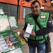 El hombre de la suerte en Ponferrada: «A ver si puedo llenar la ciudad de dinero»