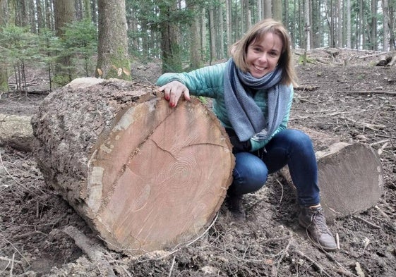 La profesora e investigadora de la Escuela de Ingeniería Agraria y Forestal (EIAF) del Campus de la ULE en Ponferrada, Flor Álvarez Taboada.