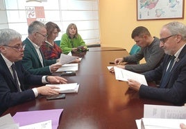 Imagen de la reunión de la Comisión Técnica de Medio Natural en Ponferrada.