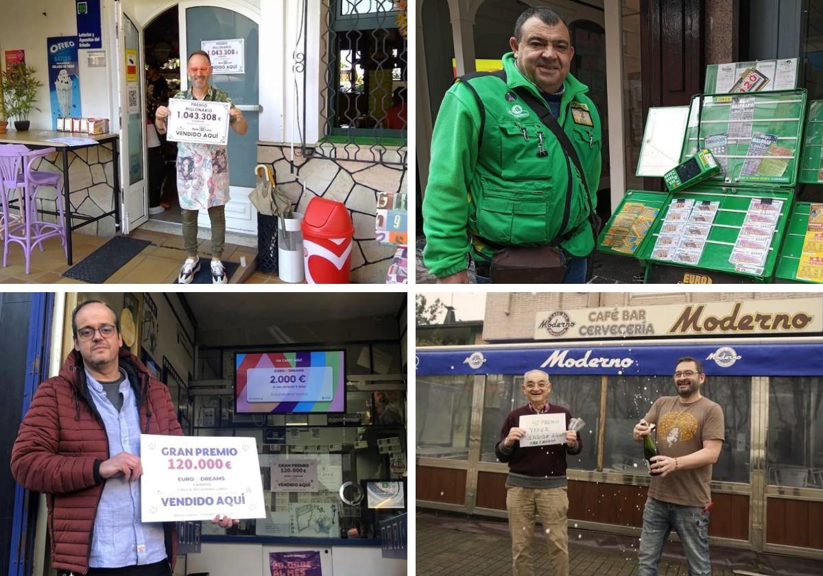 Algunos de los premios repartidos en el Bierzo durante el 2024.