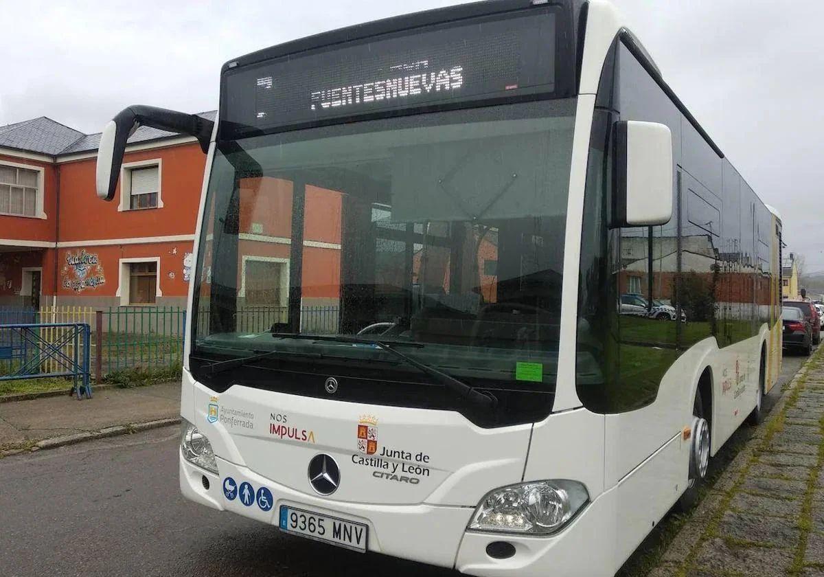 Autobús urbano de Ponferrada.