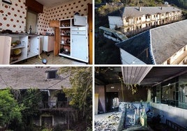 Algunos de los lugares abandonados capturados por el ponferradino Víctor Olano.