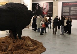 Las huellas de Altamira es una de las exposiciones que se pueden ver en el centro cultural ponferradino.