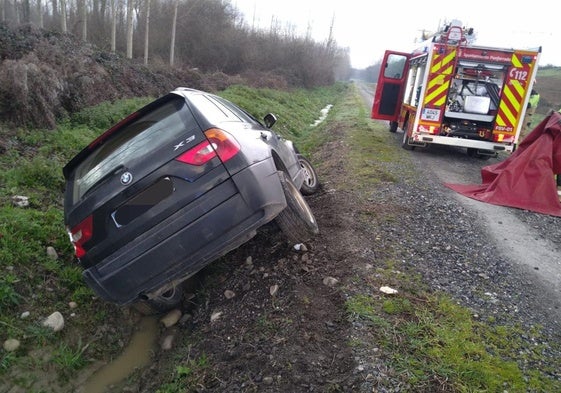 Imagen del accidente.