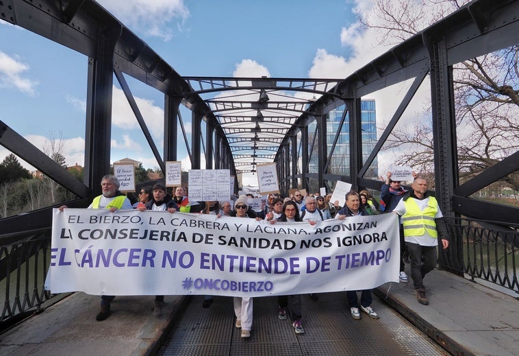 Oncobierzo lleva su protesta a las Cortes