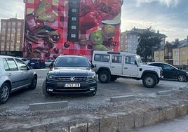Imagen del antiguo solar del cuartel de la Guardia Civil en Ponferrada.