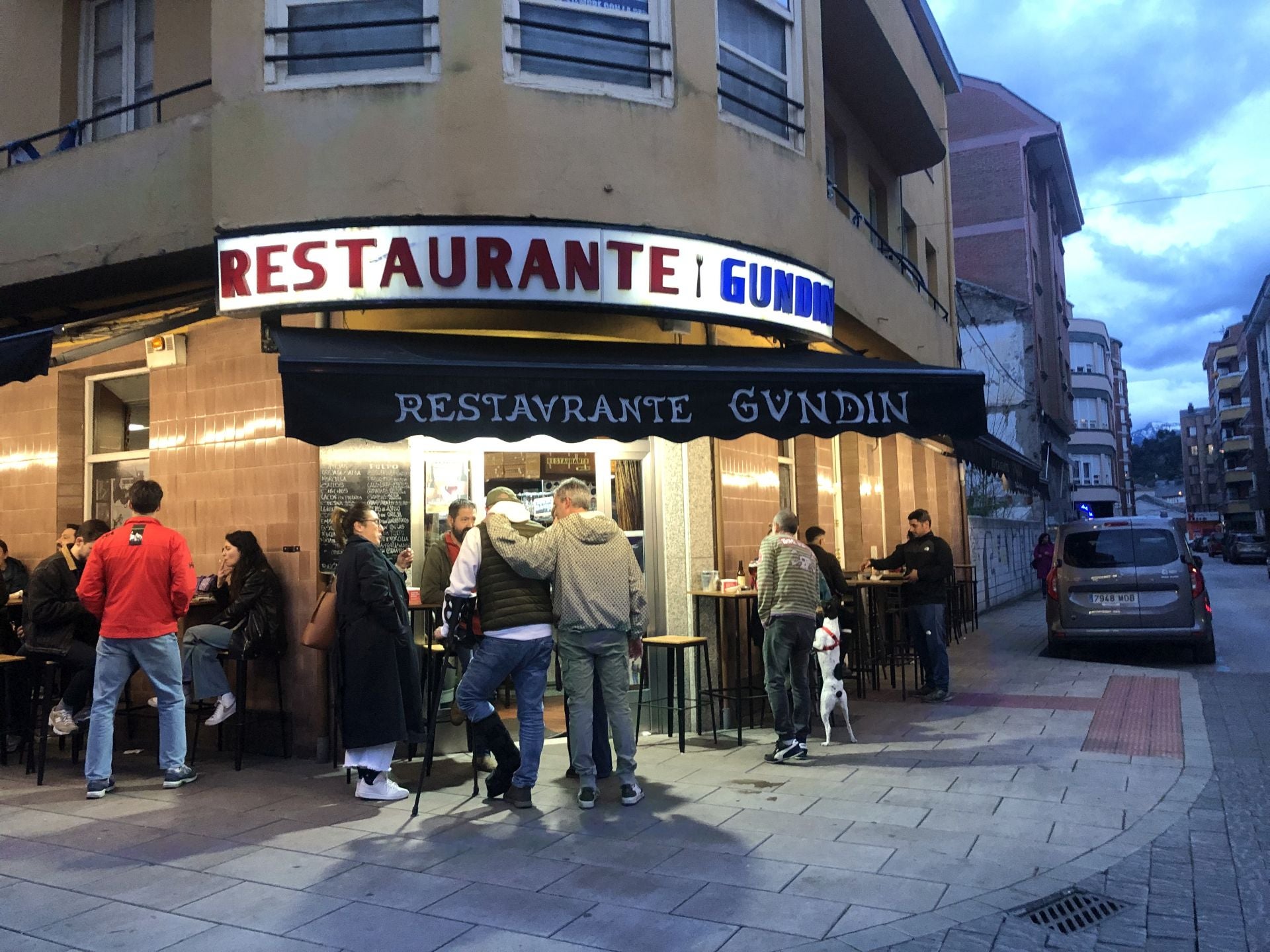 Terraza del bar Gundín.