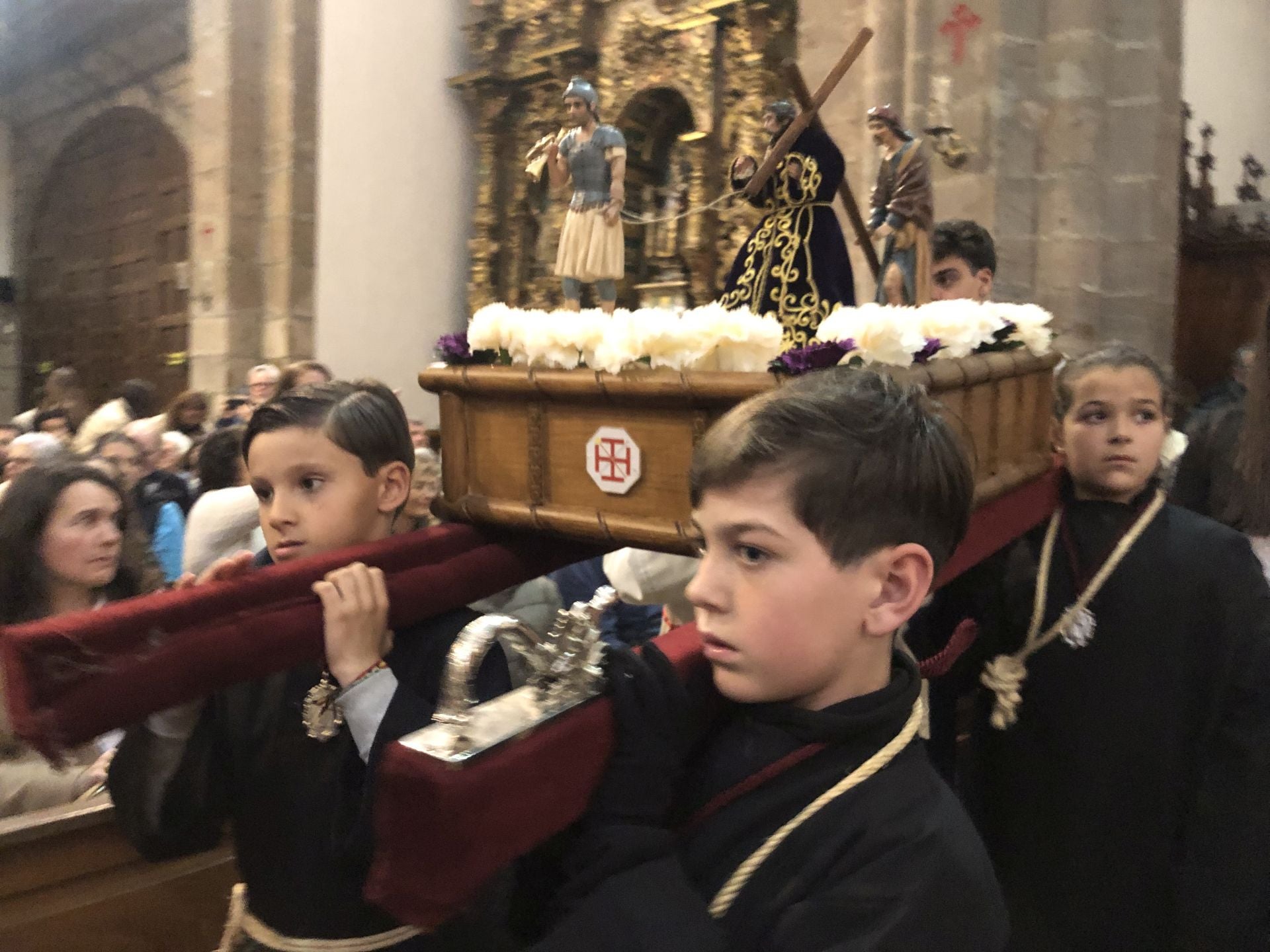 Procesión infantil en Ponferrada.