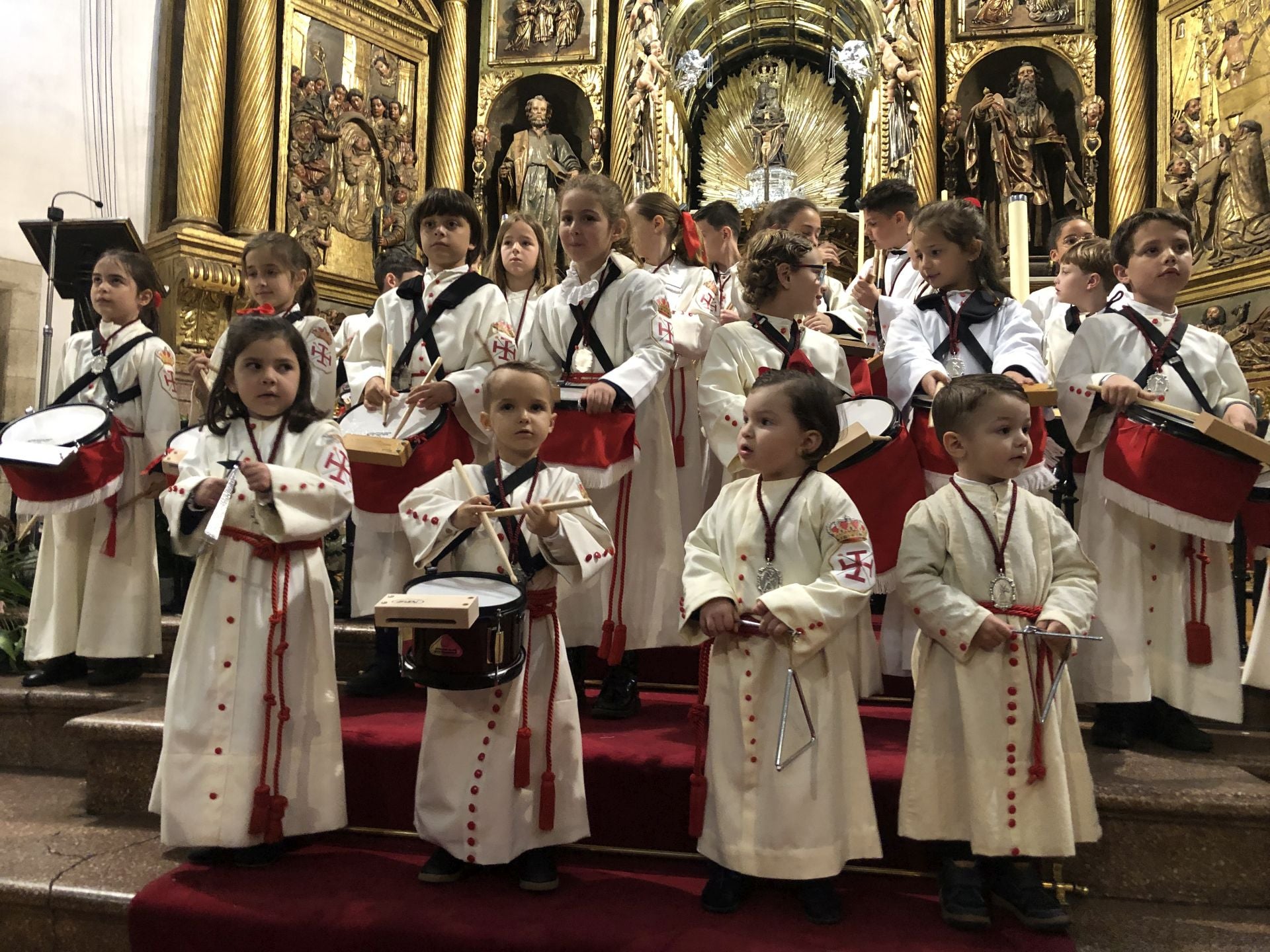 Procesión infantil en Ponferrada.