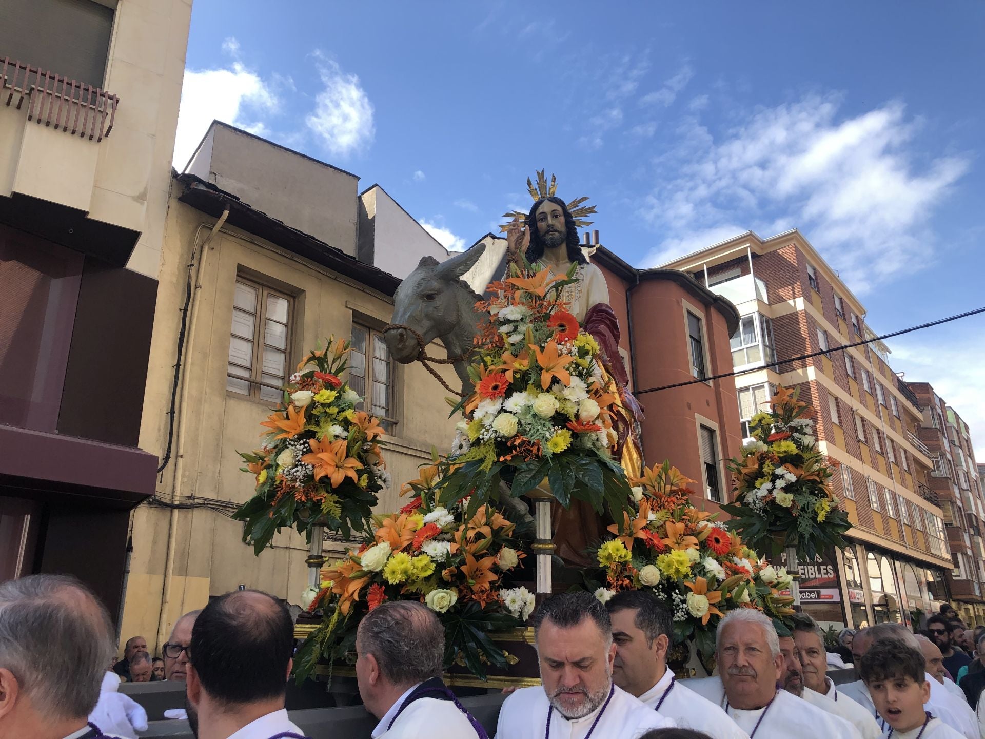 Procesión del Domingo de Ramos en Ponferrada.
