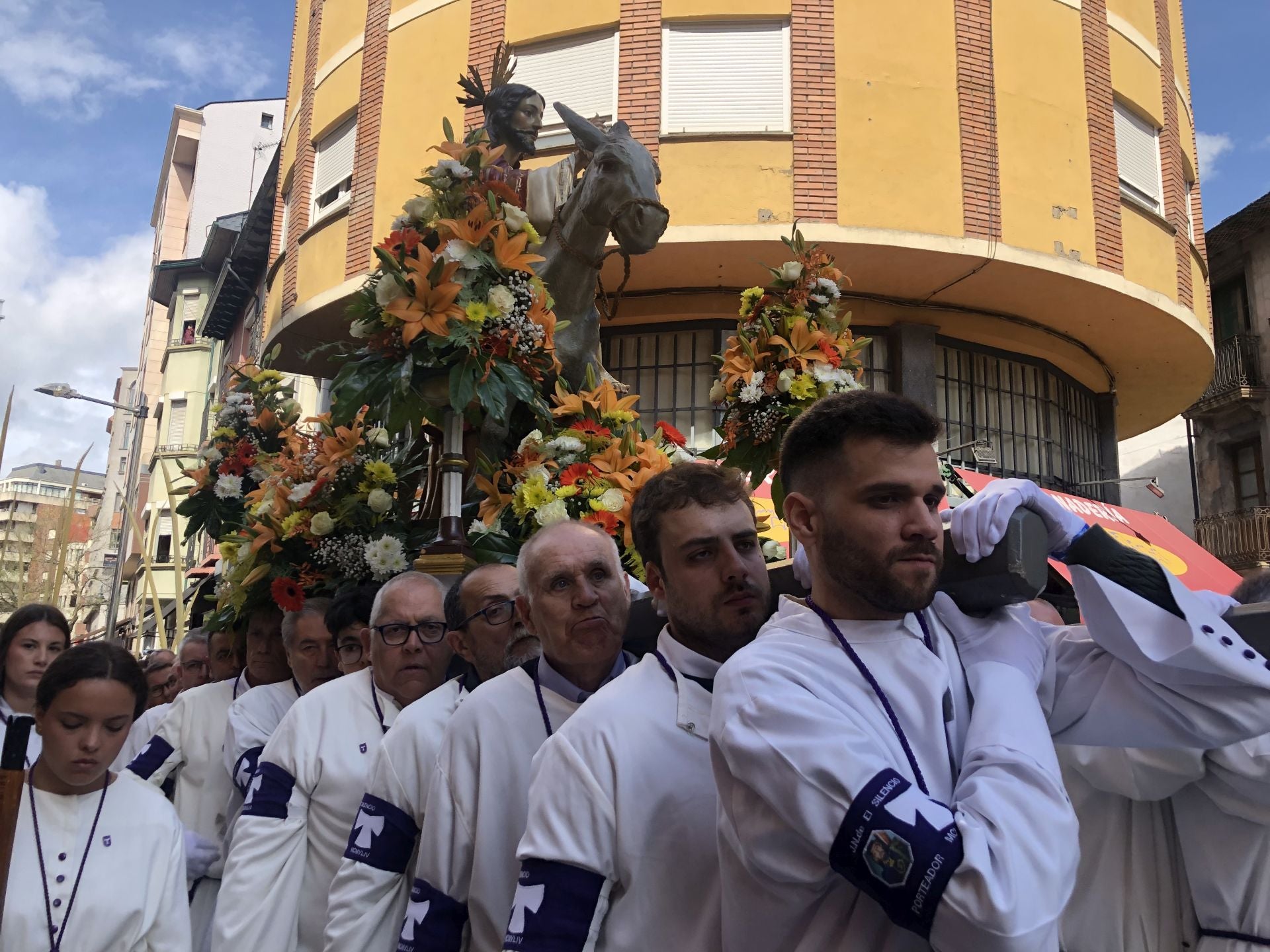 Procesión del Domingo de Ramos en Ponferrada.
