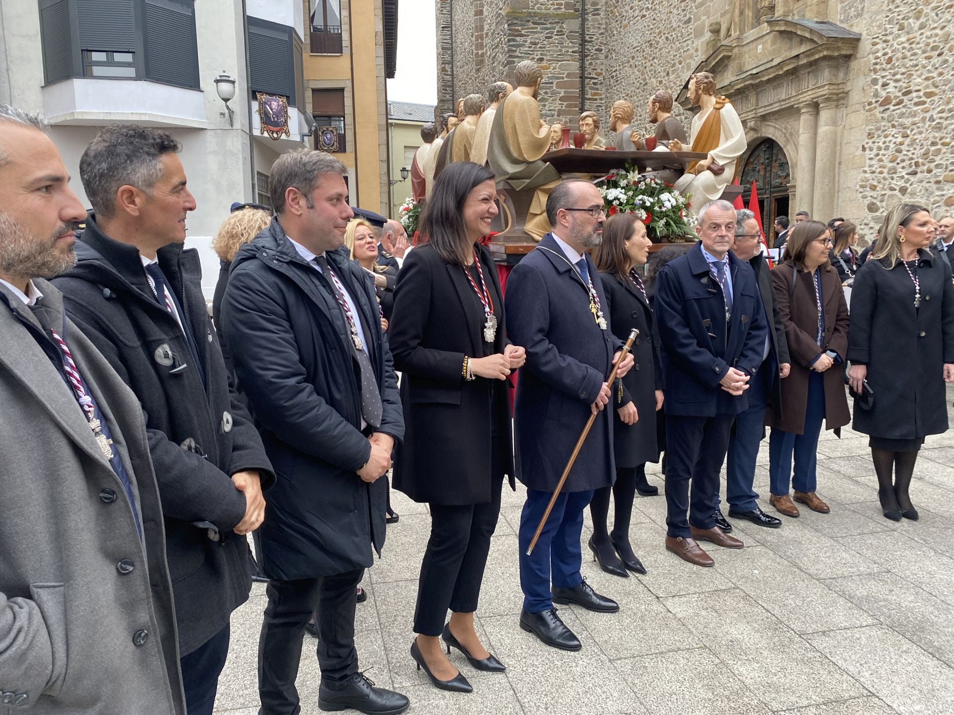 Imágenes de la procesión de la Santa Cena.