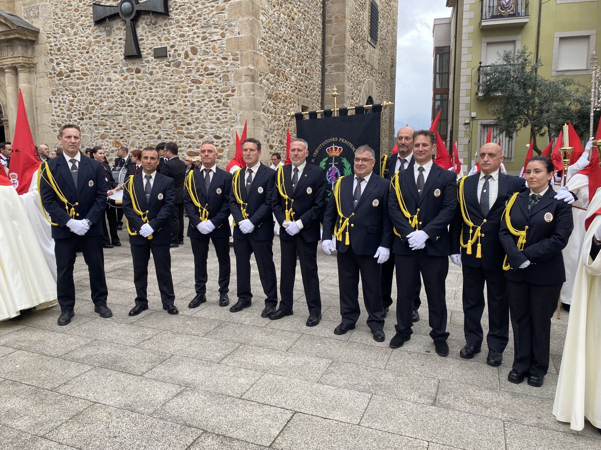 Imágenes de la procesión de la Santa Cena.
