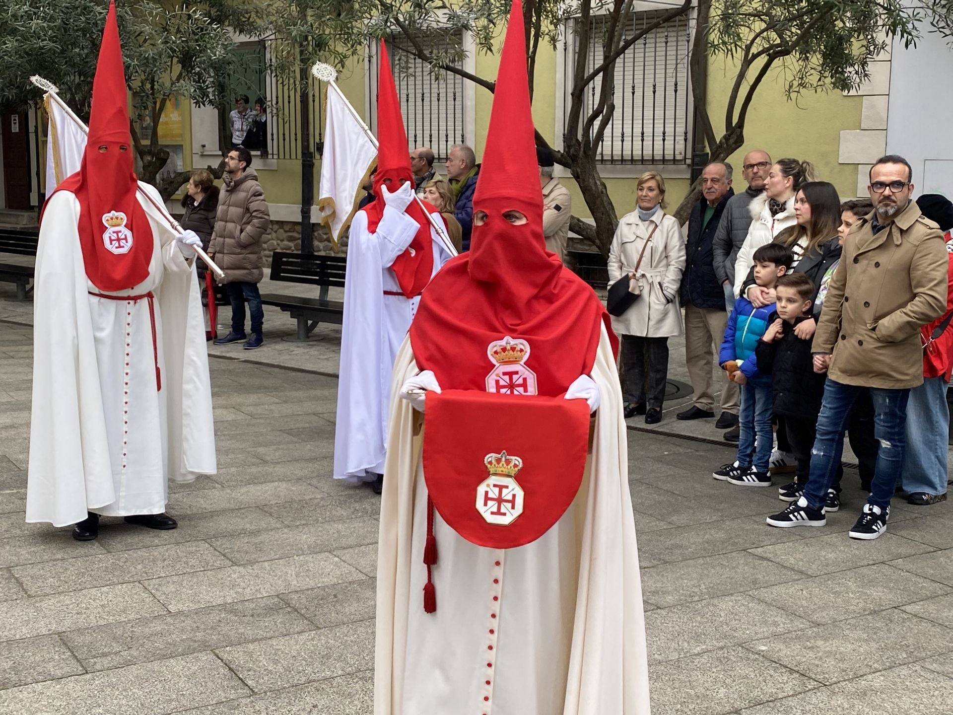Imágenes de la procesión de la Santa Cena.