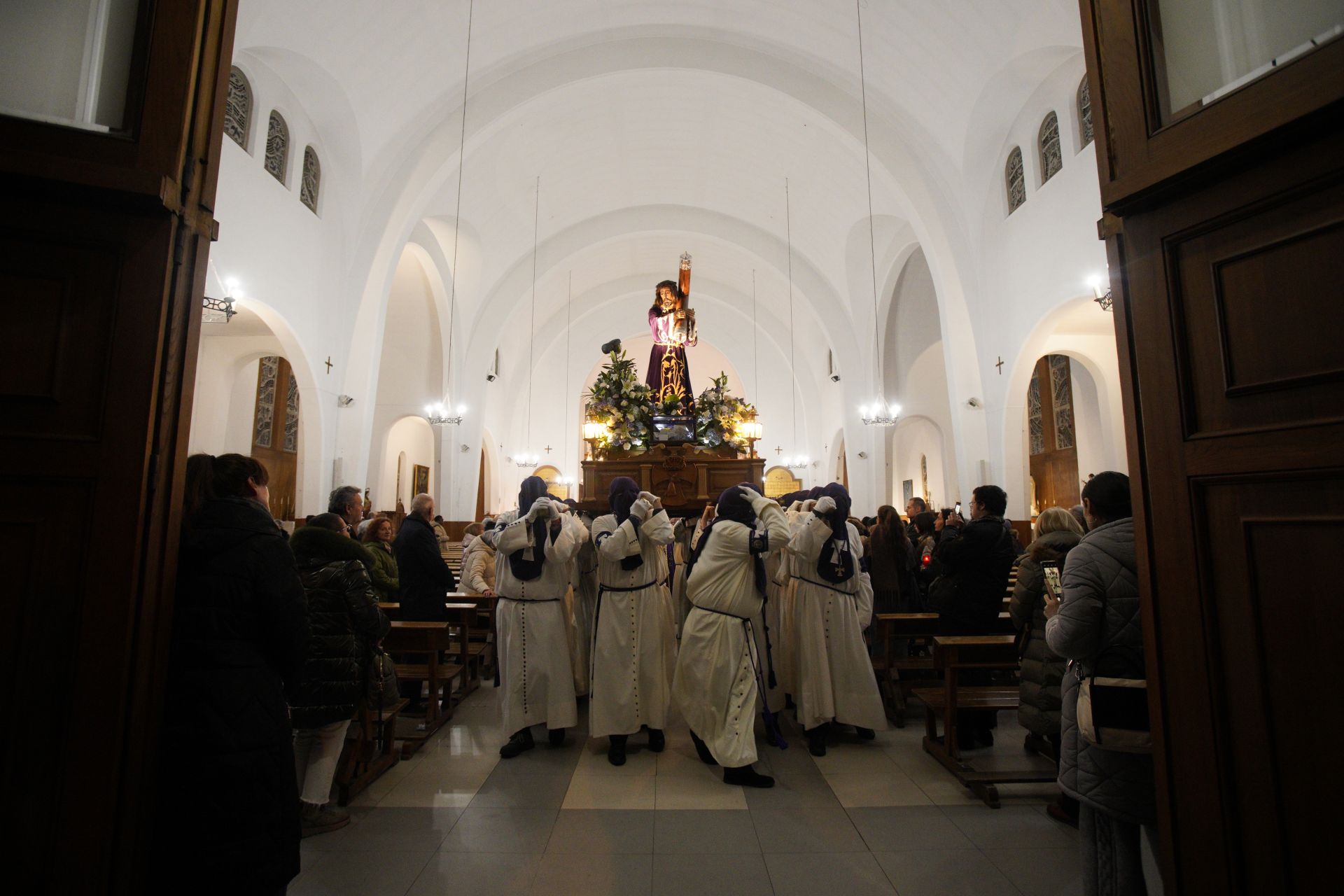 La Procesión del Silencio de Ponferrada, en imágenes