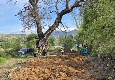 La ARMH busca los restos de Jesús Martínez en una fosa del paraje