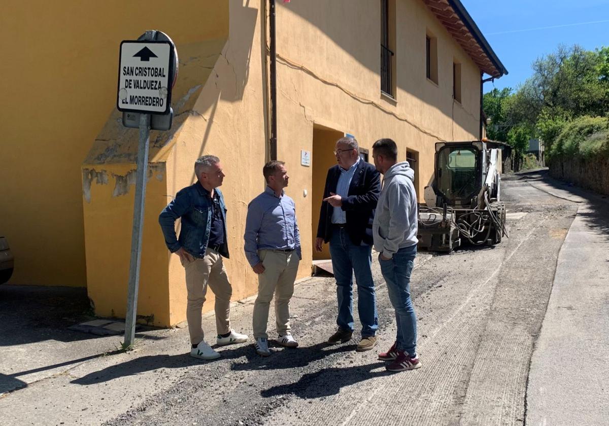 Comienzan las obras de mejora de la carretera entre Villar y San Cristóbal