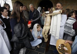 Momento de la Procesión de los Amortajados