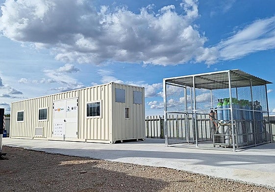 Planta piloto de conversión de CO2.