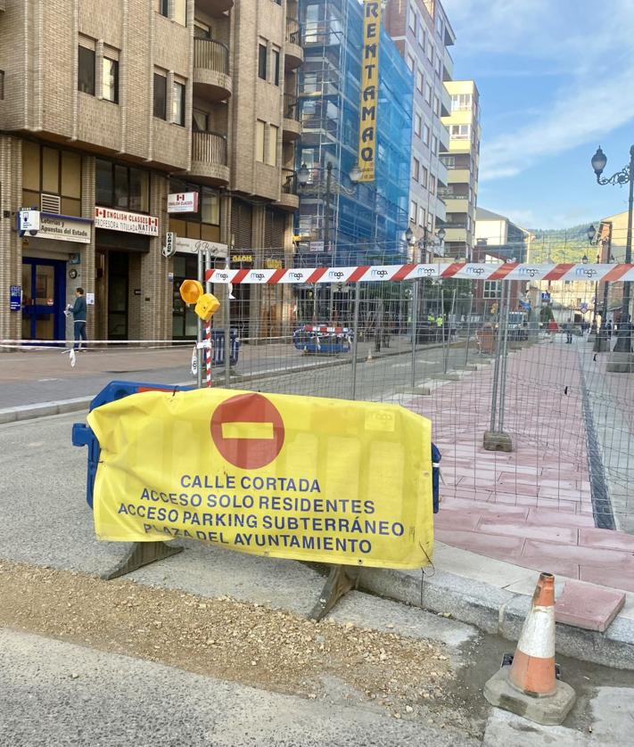 Imagen secundaria 2 - Las obras de la calle Ancha avanzan a buen ritmo pero sin fecha concreta de finalización