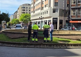 La fuente de la Plaza Lazúrtegui será la primera en entrar en funcionamiento.