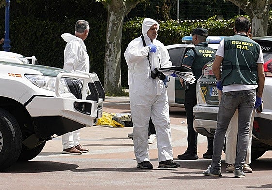 Imagen de las Fuerzas del Orden en el lugar del suceso