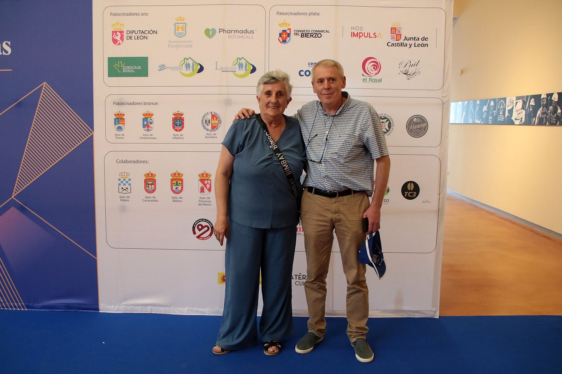 Lucía Gallego y Miguel Ángel Bello (vocales de la Junta de AMBI).