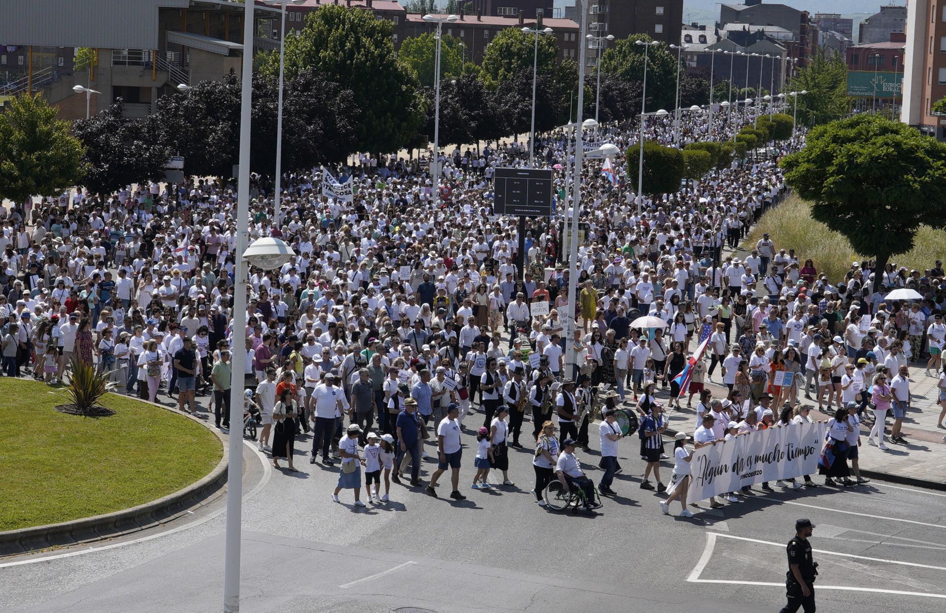Manifestación de Oncobierzo en Ponferrada