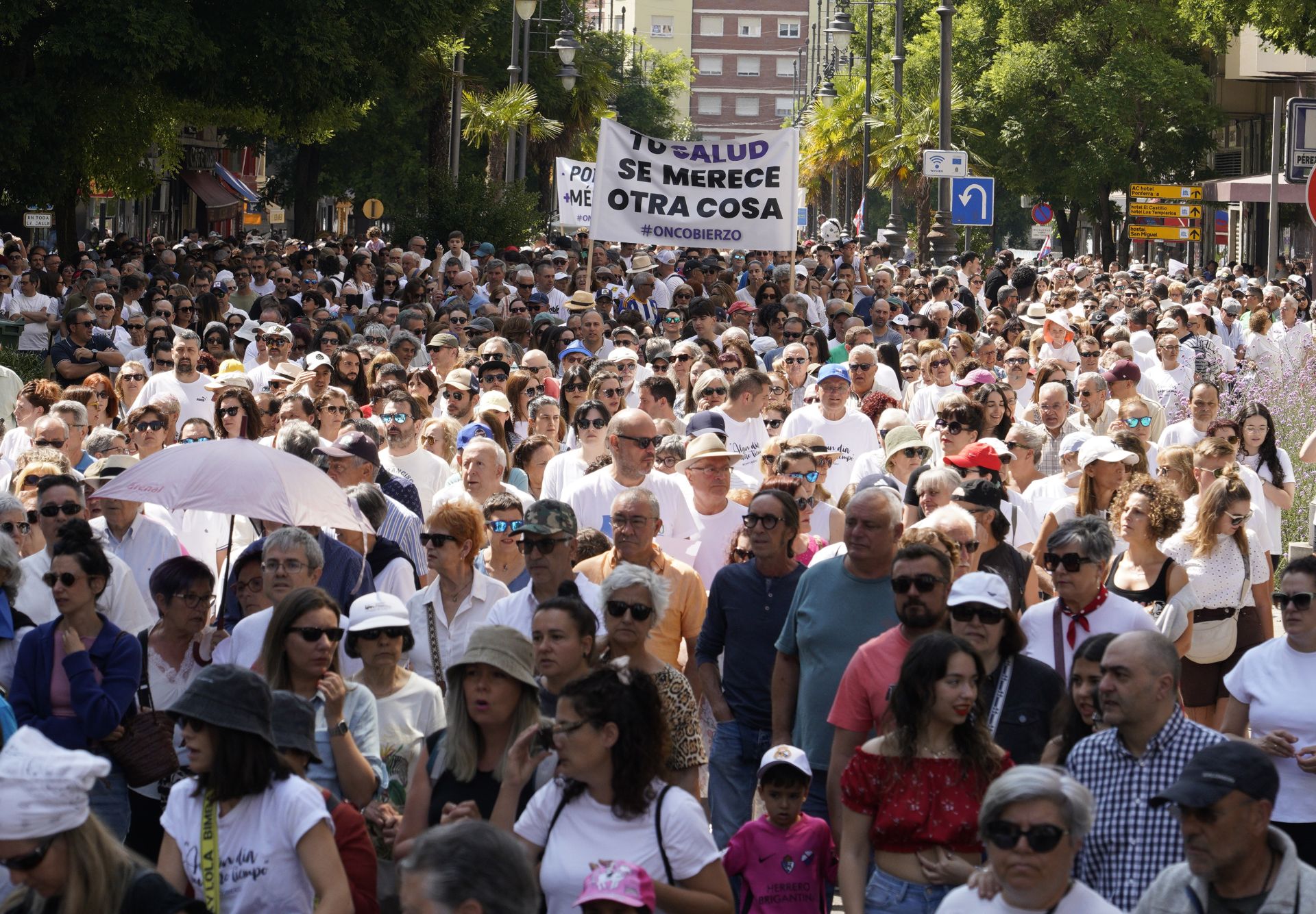 Manifestación de Oncobierzo en Ponferrada