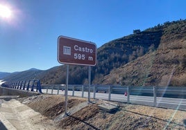 Imagen del viaducto de O Castro de la A-6 sentido A Coruña.